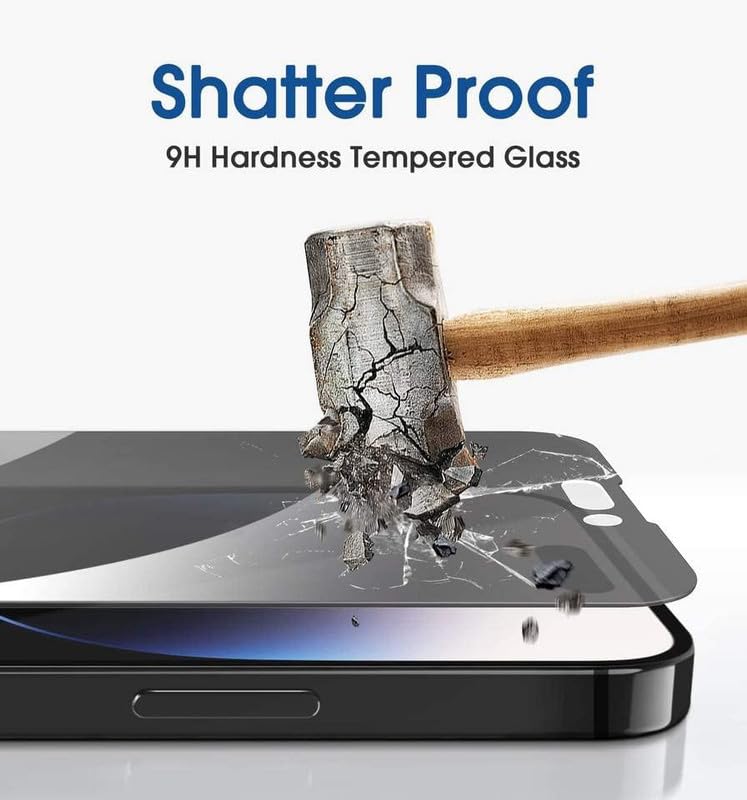 Image of TPU Anti Glare Privacy Front Screen Protector For Samsung Galaxy A16 5G With Easy-Self Installation Kit | Black