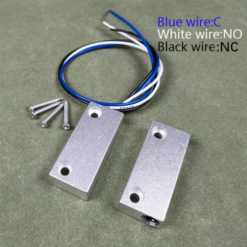 Image of Gebildet Rolling Door Contact Magnetic Reed Switch Alarm with 3 Wires for N.O. /N.C. Applications MC-52
