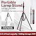 FreeSea Light Stand Carbon Fiber, Adjustable Tripod Stand for Photography, 260cm/102inch Studio Sturdy Tripod for Speedlite Flash Softbox Strobe Light Camera with Carrying Bag