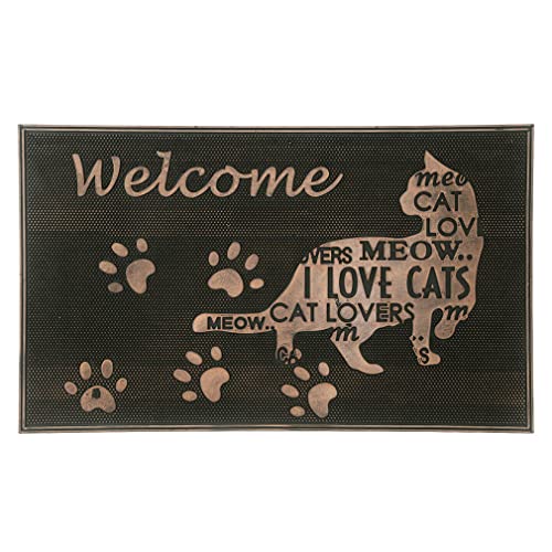 bzl-14-08 玄関マット 泥落とし マット 猫 犬 滑り止め付き ドアマット キッチン フロア 床 カーペット 吸水 屋内 屋外 業務用 防音 オフィス用品 家庭用