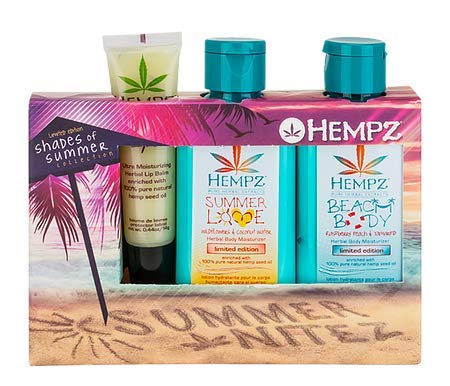 Hempz Summer Nitez - Beach Body, Summer Love Moisturizer & Lip Balm