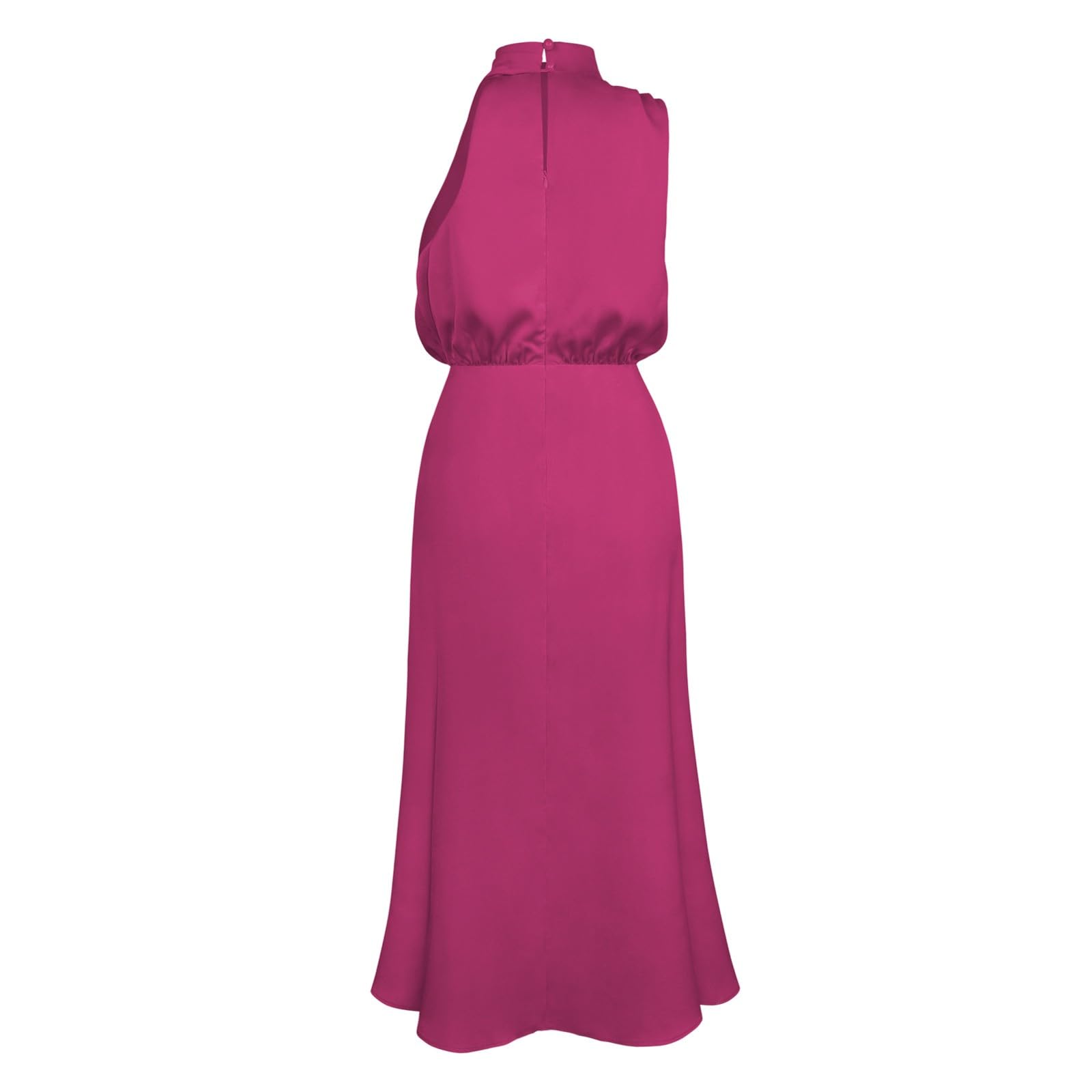 Vestidos Fiesta Largo para Mujer Elegante Maxi Vestido Ajustado sin Mangas Sexy Vestidos de Cóctel Fiesta Midi Mujer Vestido Formal para Invitada de Boda