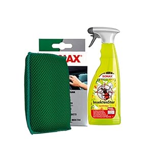 SONAX INSECTENSPONS VOERTUIGVERZORGING + INSECTENSTAR INSECTENTERNER SPECIALE REINIGER