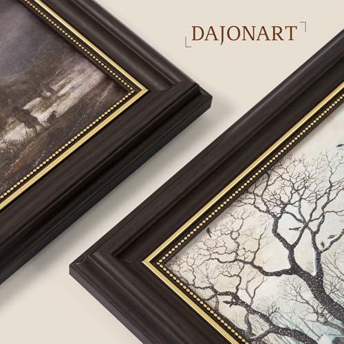 Save on DAJONART Vintage Gold Framed Canvas Winter Wall Art with Code EAYCT9MW - Image 6