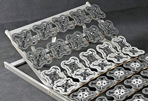 7 Zonen Teller Lattenrost/Tellerfeder Lattenrahmen Star Flex 120 x 200 oder 140 x 200 cm JEDER Teller einzeln in der Härte verstellbar Tellerlattenrost/Tellerlattenrahmen KF – Bild 3