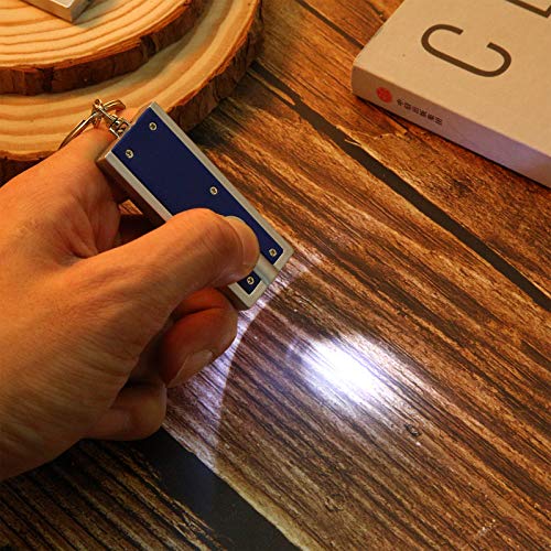 Mudder MUDDER-419916 12 Pcs Mini Led Keychains Light Torch Flashlight Key Ring Portable Key Chain Flash Light thumb #4