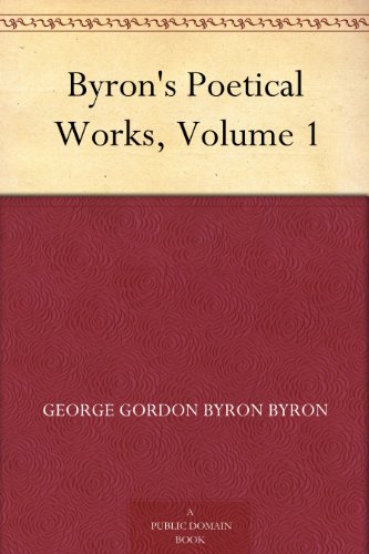 Cover of Byron's Poetical Works, Volume 1