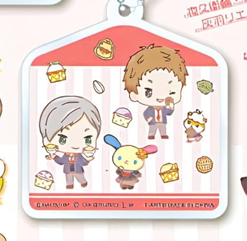 【夜久衛輔・コロコロクリリン 灰羽リエーフ・ウサハナ】 ハイキュー!!×サンリオキャラクターズ アクリルキーホルダー2