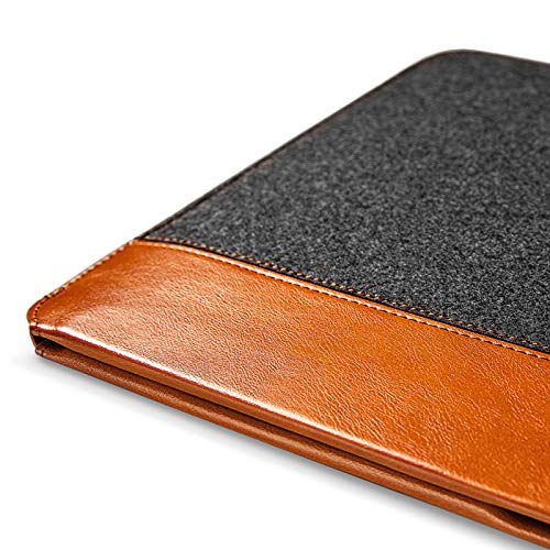 Tomtoc H16-C02Y Felt & Pu Leather Laptop Sleeve thumb #5