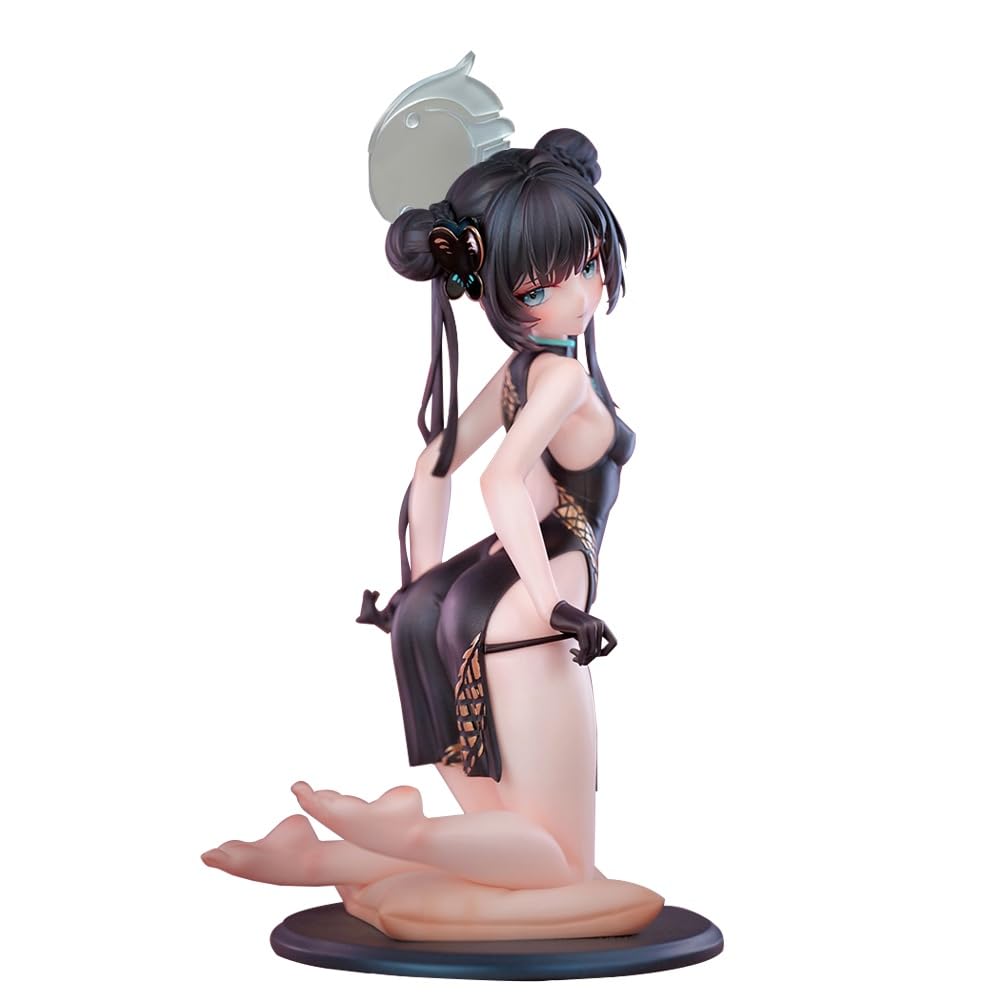 Anjinguang Ryuge Kisak Figure Cheongsam Version Kneeling Position Model — image 1