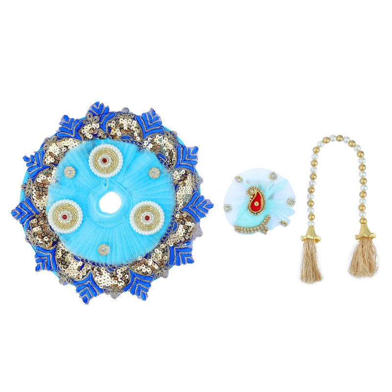 Vestido Laddu Gopal Poshak para Estatua de Dios Bal Gopal miniatura 3