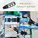 MECCANIXITY 5PCS Pneumatic Exhaust Muffler, g 3/8