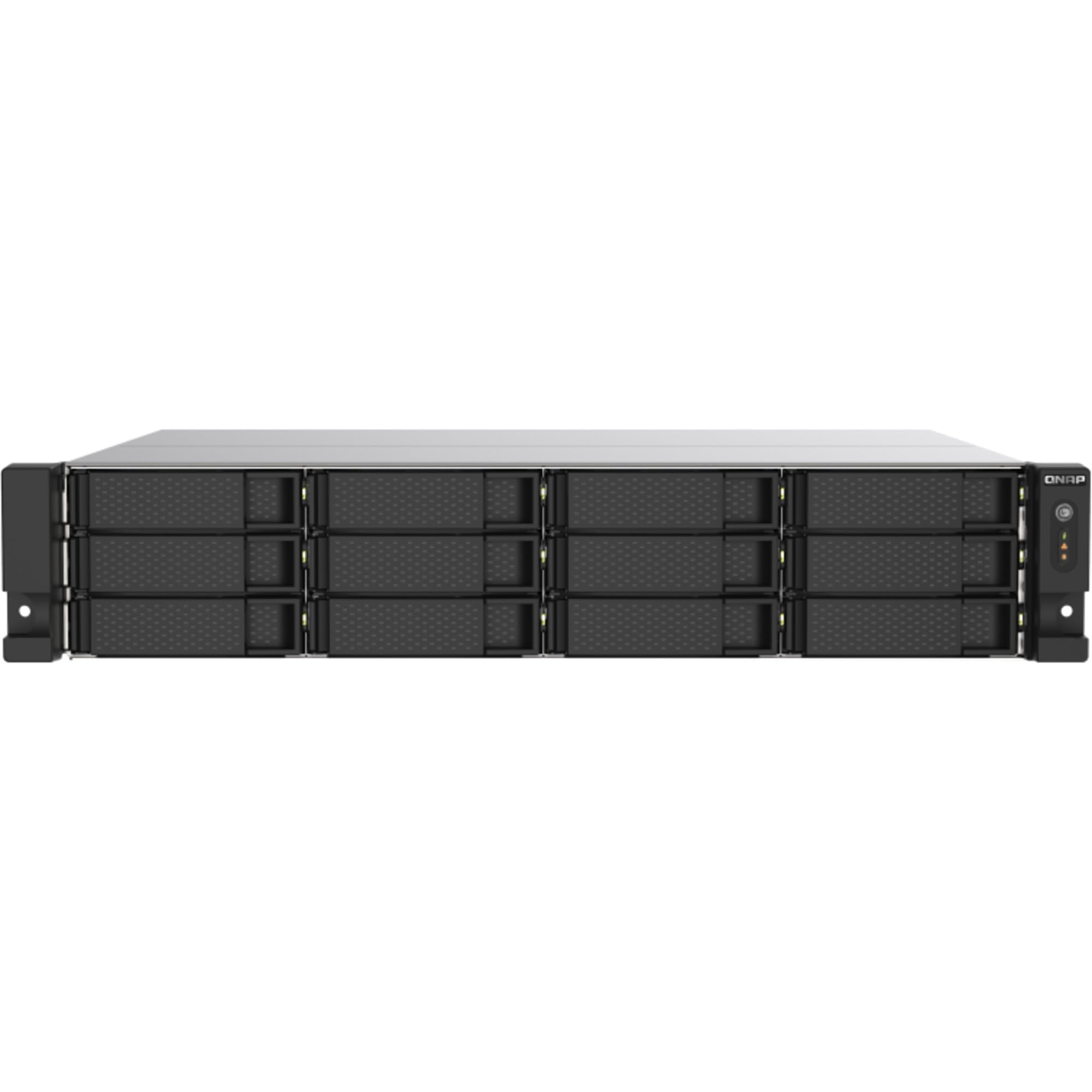 Qnap TS-1273aU-Rp - NaS-Server - 12 Sch?chte - Rack - Einbauf?hig - Sata 6gb/s - Raid 0, 1, 5, 6, 10, Jbod, 5 Hot Spare, 6 Hot Spare, 10-HoT-Spare -