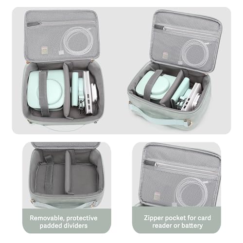 Bolsa portátil protectora MOSISO para cámara pequeña miniatura 4