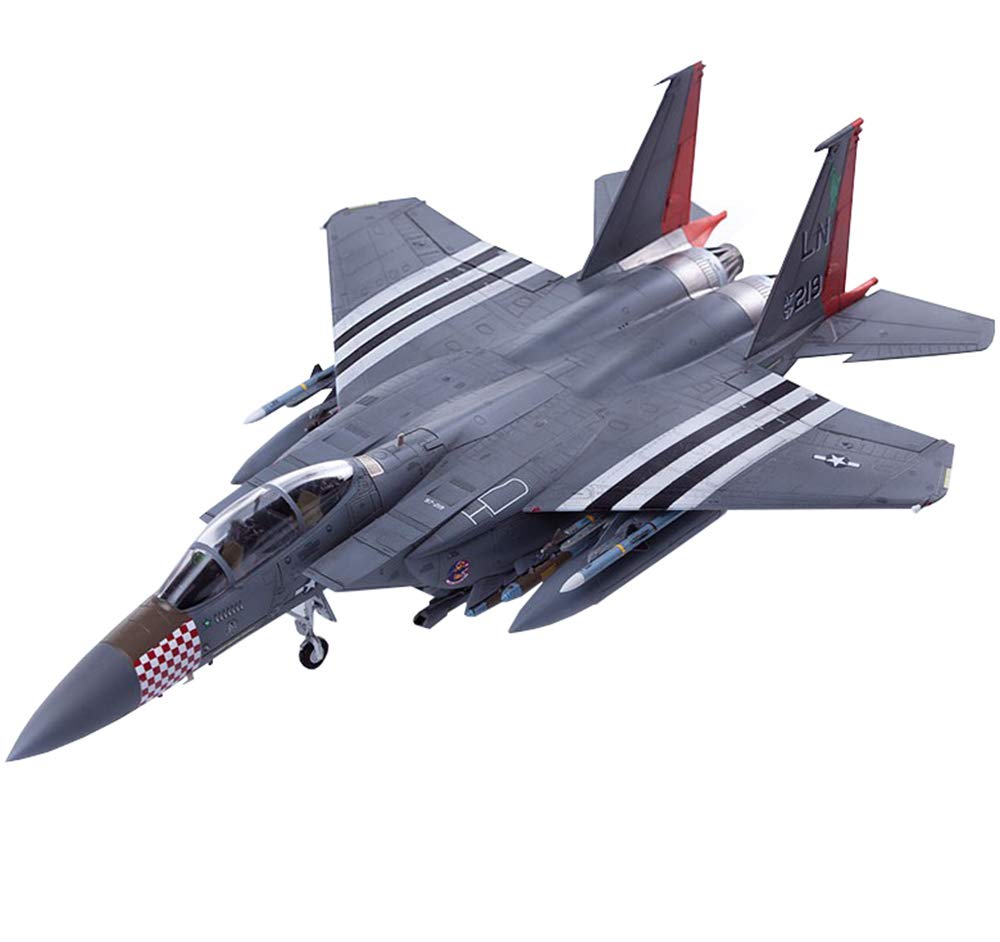 Fighter 3D Jigaw Puzzles Plastic Model Kits, 1/72 Scale USAF F-15E D-Day 75Th Anniversary Fighter Model, Adult Toys And Decorations, 10.6 X 7.1Inch