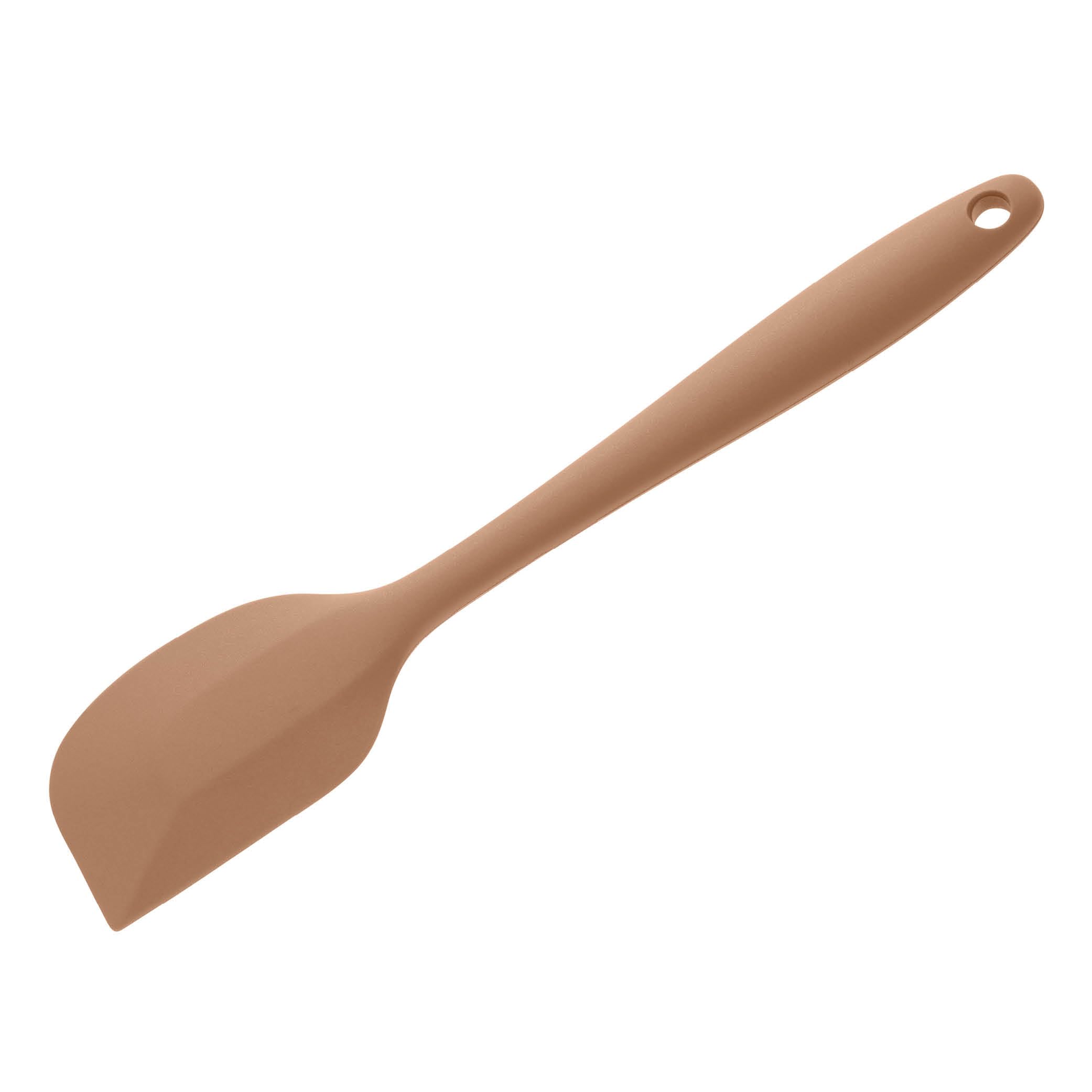 Wiltshire Silicone Spatula, Dough Scraper, Heat-Resistant Utensil, Non-Stick, Non-Scratch, Mocha, 27.2x5.5x1.5cm