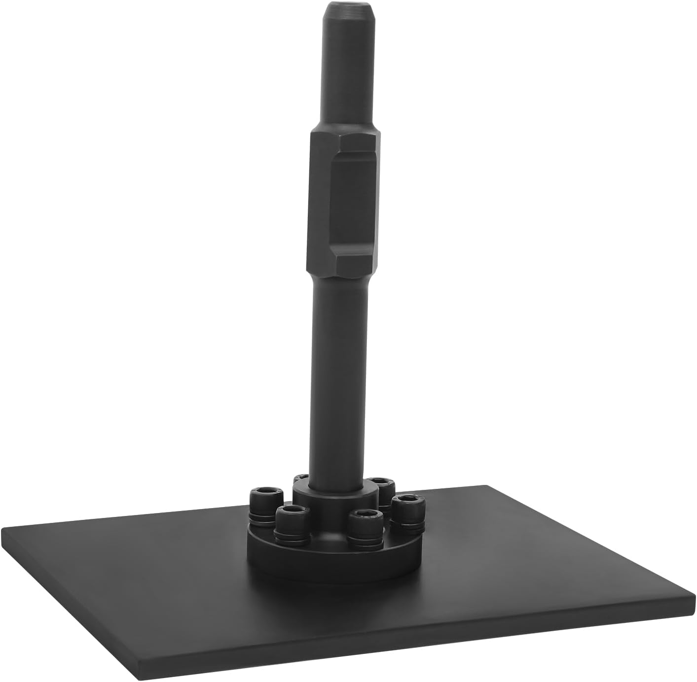 Jack Hammer Tamper Compressor Anti Shock Hex Spline Tamper Plate Tamping Shaft Plate Hammer Tamper Compressor for Demolition Jackhammer Breaker