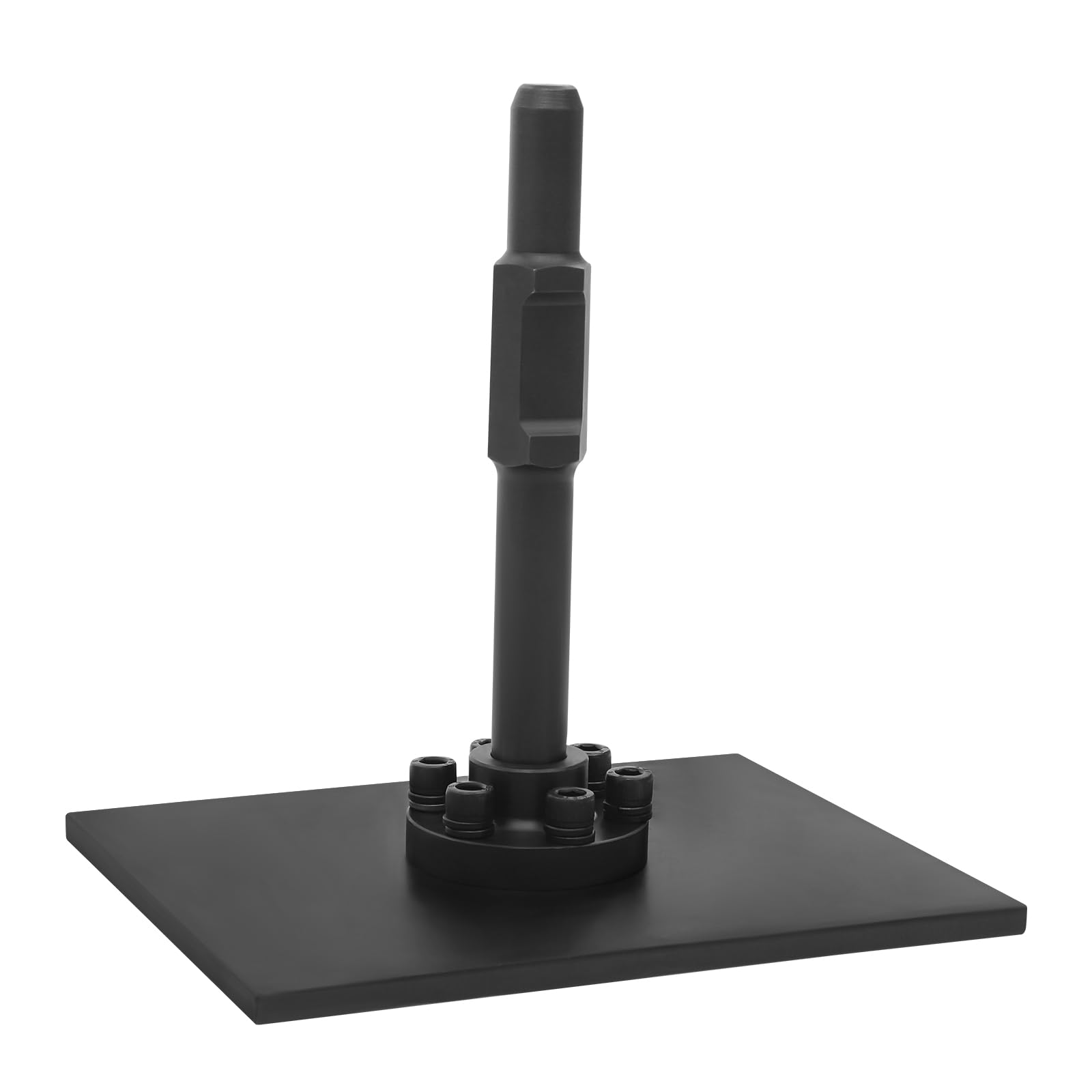 Stampfplatte Stampfer Verdichter aus 40CR-Stahl mit 65A-Griff, Anti Schock Stampferplatte Bodenverdichter Tampingwelle, Abnehmbare Stampfplatte Zum Verdichten von Kies, Schotter, Erde, Sand