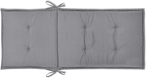 Miniatura 7 de Cojines para sillas de jardín, cojines para sillas de patio al aire libre, juego de 4 cojines para sillas de patio con respaldo alto para muebles de