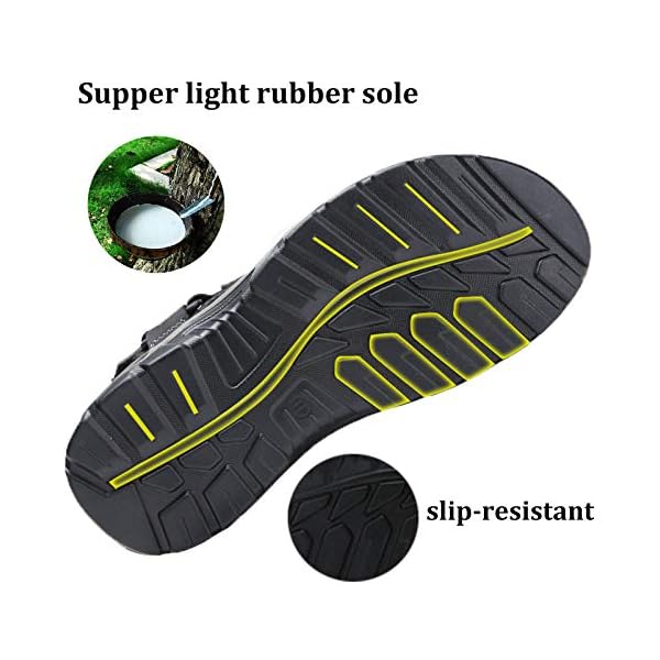 Men's Sandals Open-Toe Leather Outdoor Hiking Sandals Athletic Beach Shoes Water Beach Sandals - Image 6