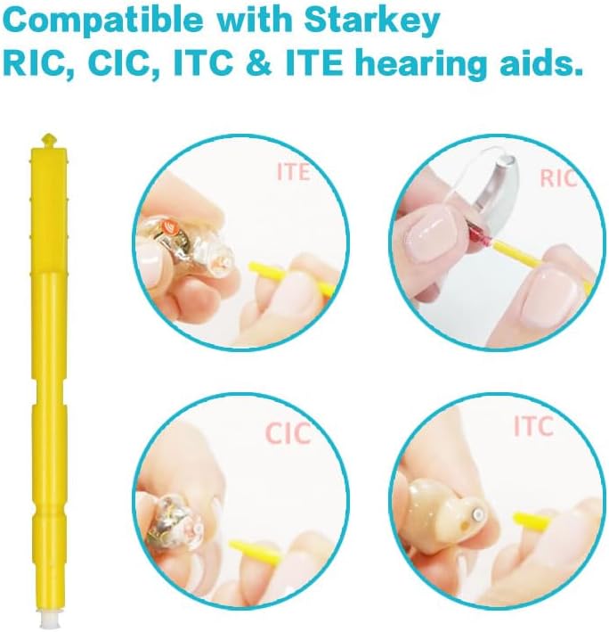 Miniatura 3 de 40 unids 0.059 in Starkey Wax Guard Filters New Packing Cleaning Tool Accessories Hearing Aid Cera Guard Filters for Starkey Hearing Clear Audífonos
