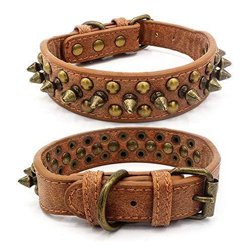 haoyueer Spiked Studded Dog Collar