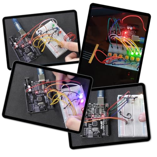 Arduino IDE Compatible STEM Learning Kit - Adventure Kit: Cogsworth City – Complete Beginner Coding and Electronics Course – Includes Hero R3 Board, LEDs, Sensors, Breadboard, and Components - Image 5