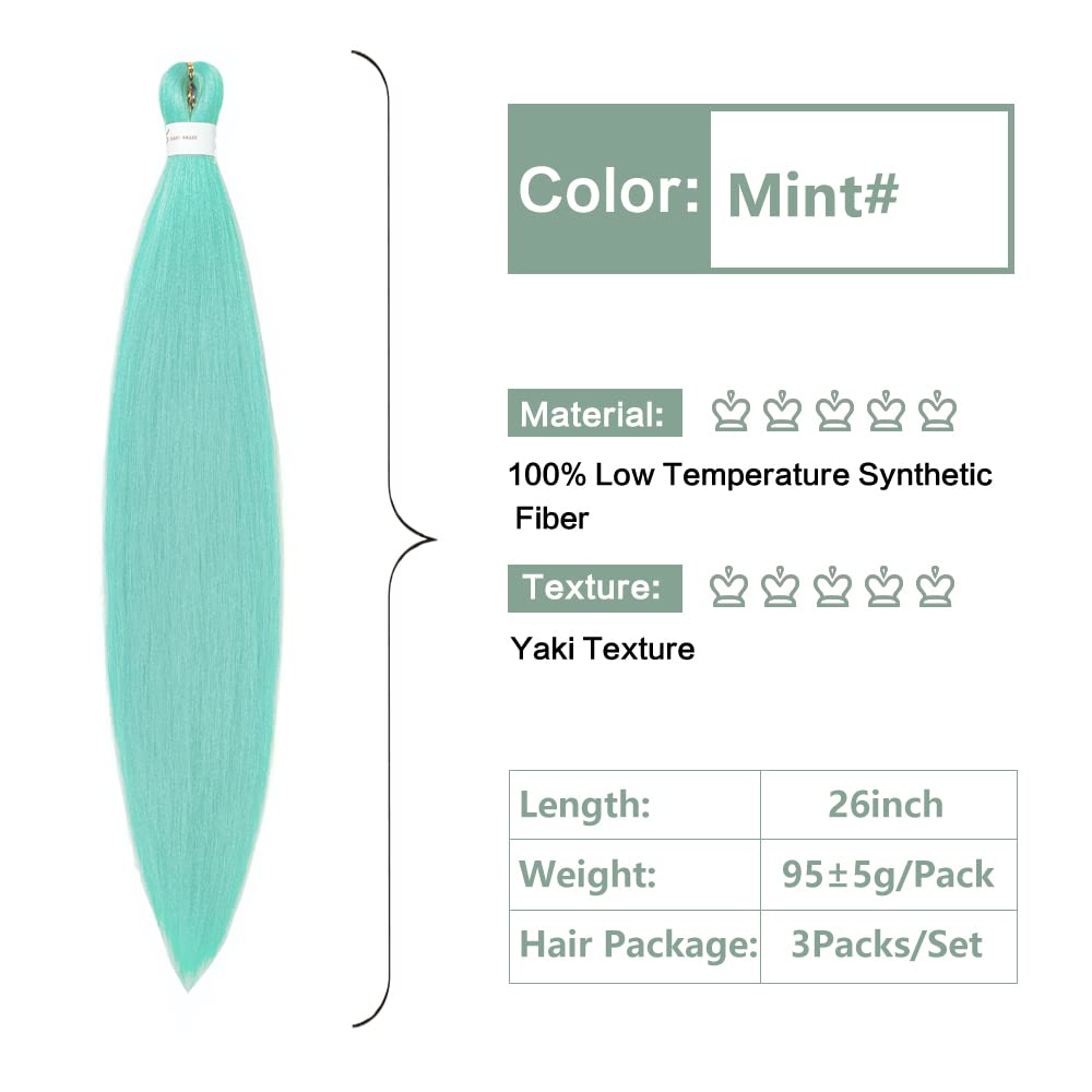 YDDM Capelli Per Treccine Africane Morado Extension Treccine Texture Yaki Easy Install per Principianti 32 Pollici 3 Pezzi Capelli Leggeri e Naturali per Box Braids, Twist e Crochet — view 274