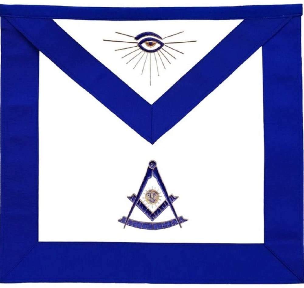 Masonic Blue Lodge Past Master Apron (Lambskin)