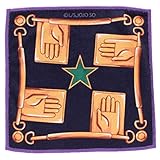 【ジョジョの奇妙な冒険 ストーンオーシャン】 スマホ拭き (パープル) 空条承太郎 スマホ拭きハンカチ メガネ・液晶も拭ける リバーシブル ハンカチ [マイクロファイバー] 約25cm 000127-0002-01