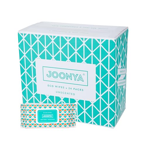 Image of Joonya Baby Wipes - Non-Toxic, Earth-Friendly Baby Wipes for Calm, Healthy Skin - Fragrance Free Baby Wipes - Bulk Baby Wipes - 24 Packs of 80 Diaper Wipes (1920)