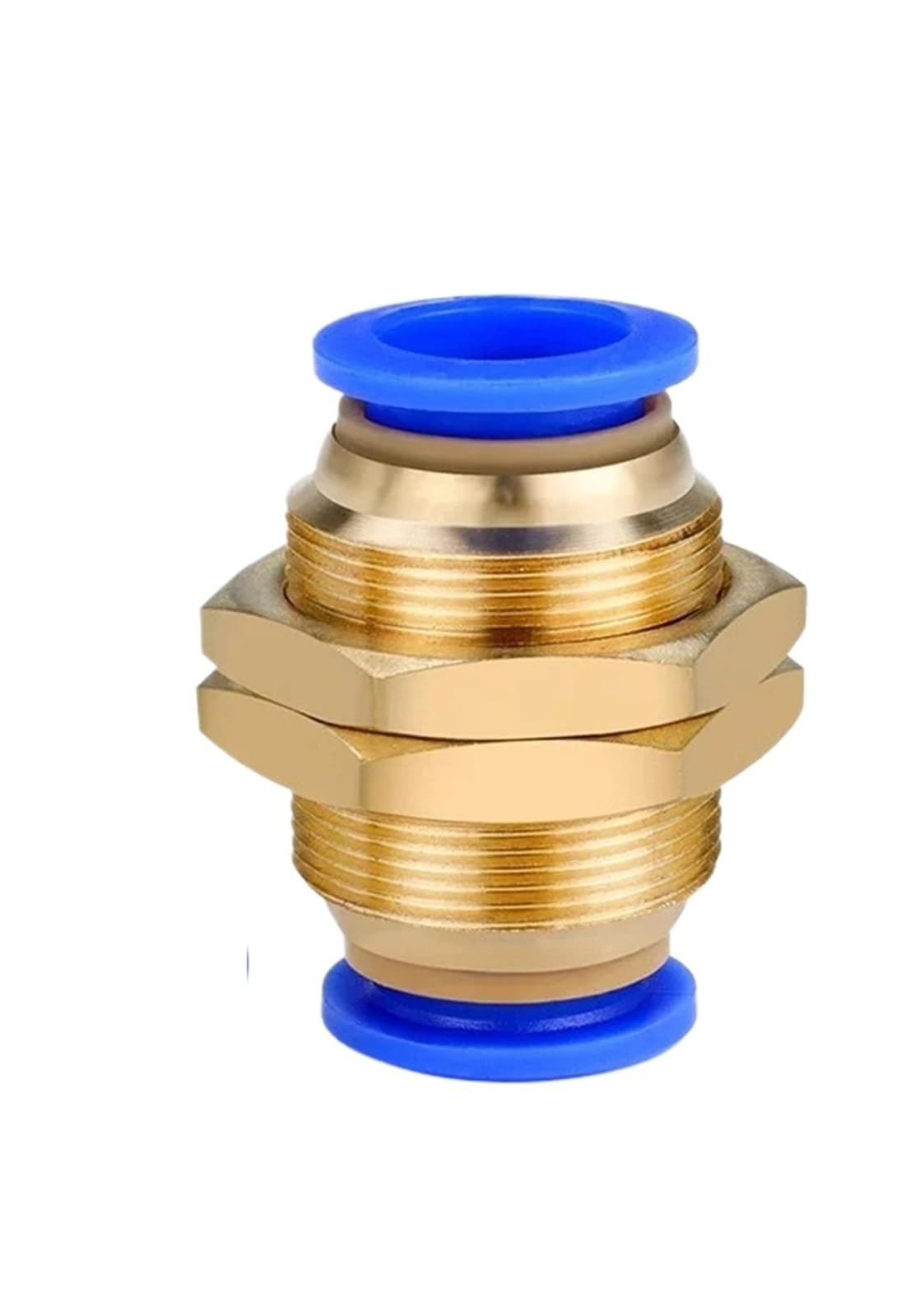 5PCS 4mm 6mm 8mm 10mm 12mm Tube Straight Pneumatic Air Fittings Bulkhead