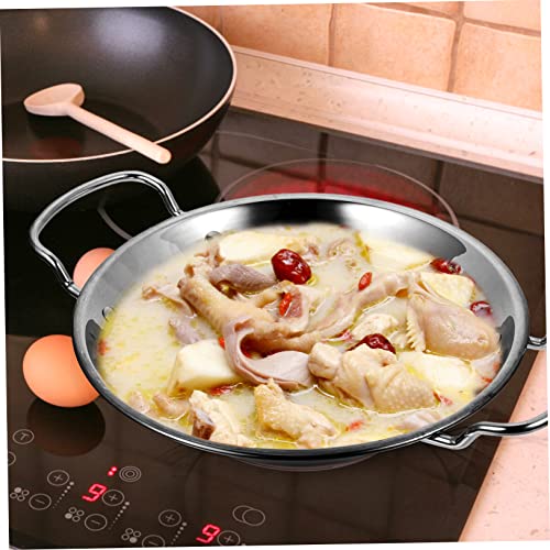 Wok de acero inoxidable con doble asa COLLBATH miniatura 3
