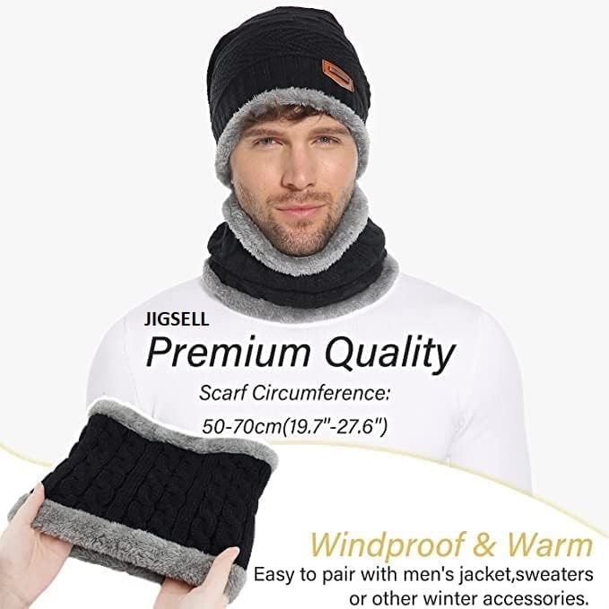 JIGSELL-Winter-Muffler-for-Women–Soft-Woolen-Muffler-Topy-Cap