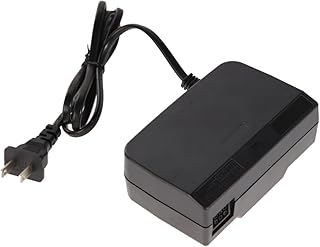 Gatuida 1 Conjunto De Carregador De Adaptador De Energia De Jogo Para N64 Carregador De Energia Para Fonte De Alimentação N64 Acessório De Jogo Preto Adaptador De Energia Para Jogo De