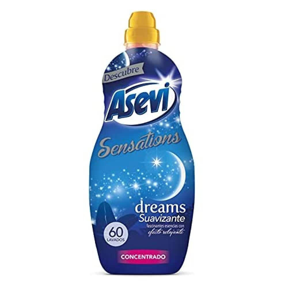 Asevi Sensations Dreams Concentrated Fabric Softener 60 Doses, blue
