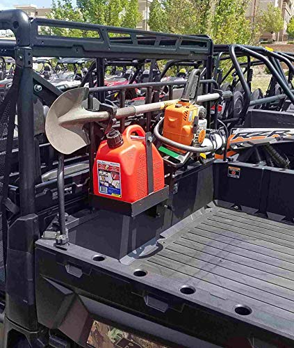 Hornet Outdoors Polaris Mid Size Ranger Cab Headache Rack. HR-500 Made in USA Includes Bed Anchors. Tool Less Installation Steel Welded and Powder coated Made in USA