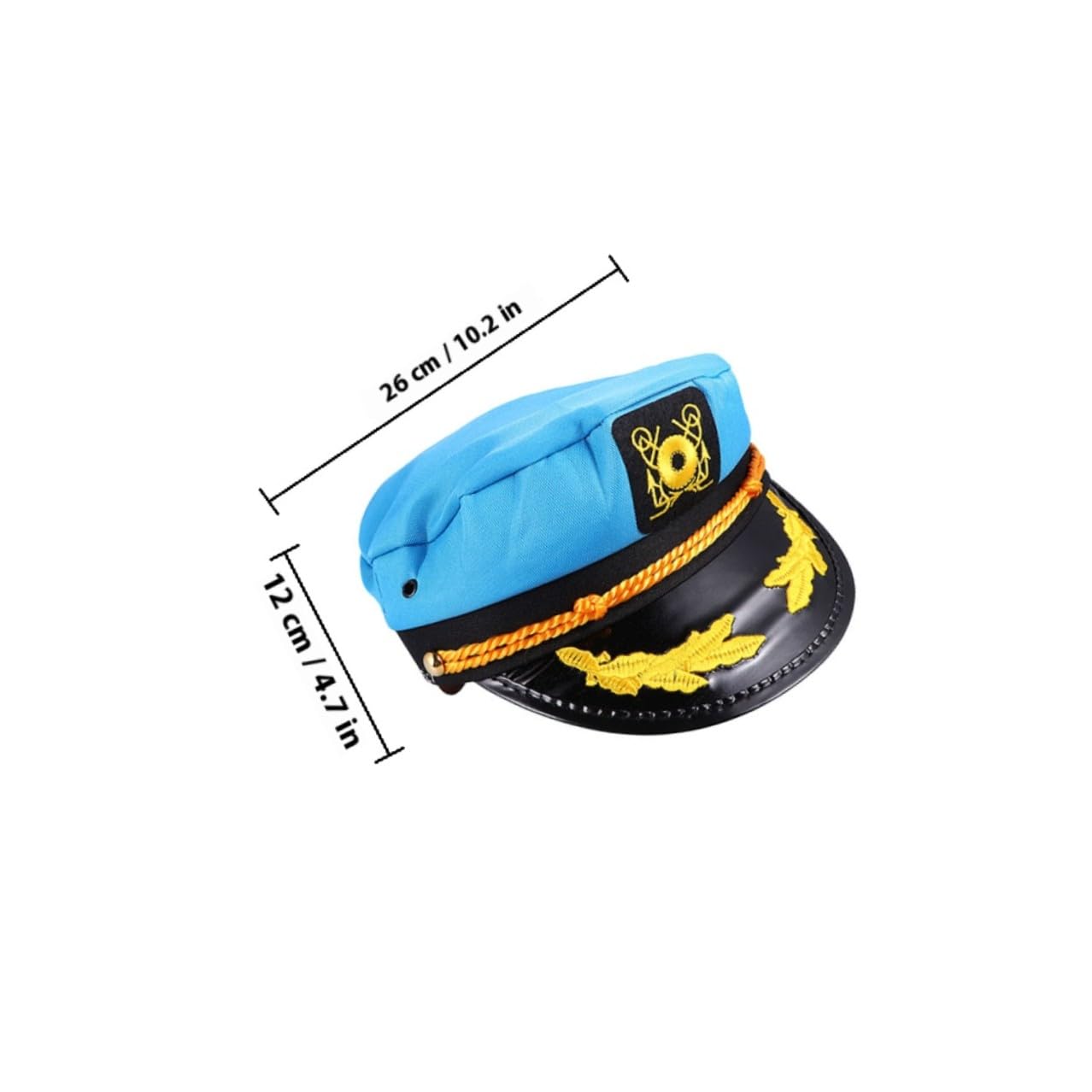 LIFKOME 4 Pezzi Cappelli Capitano Marinaio Cosplay Leggeri e Traspiranti per Feste e Party in Accessori Costume Donna