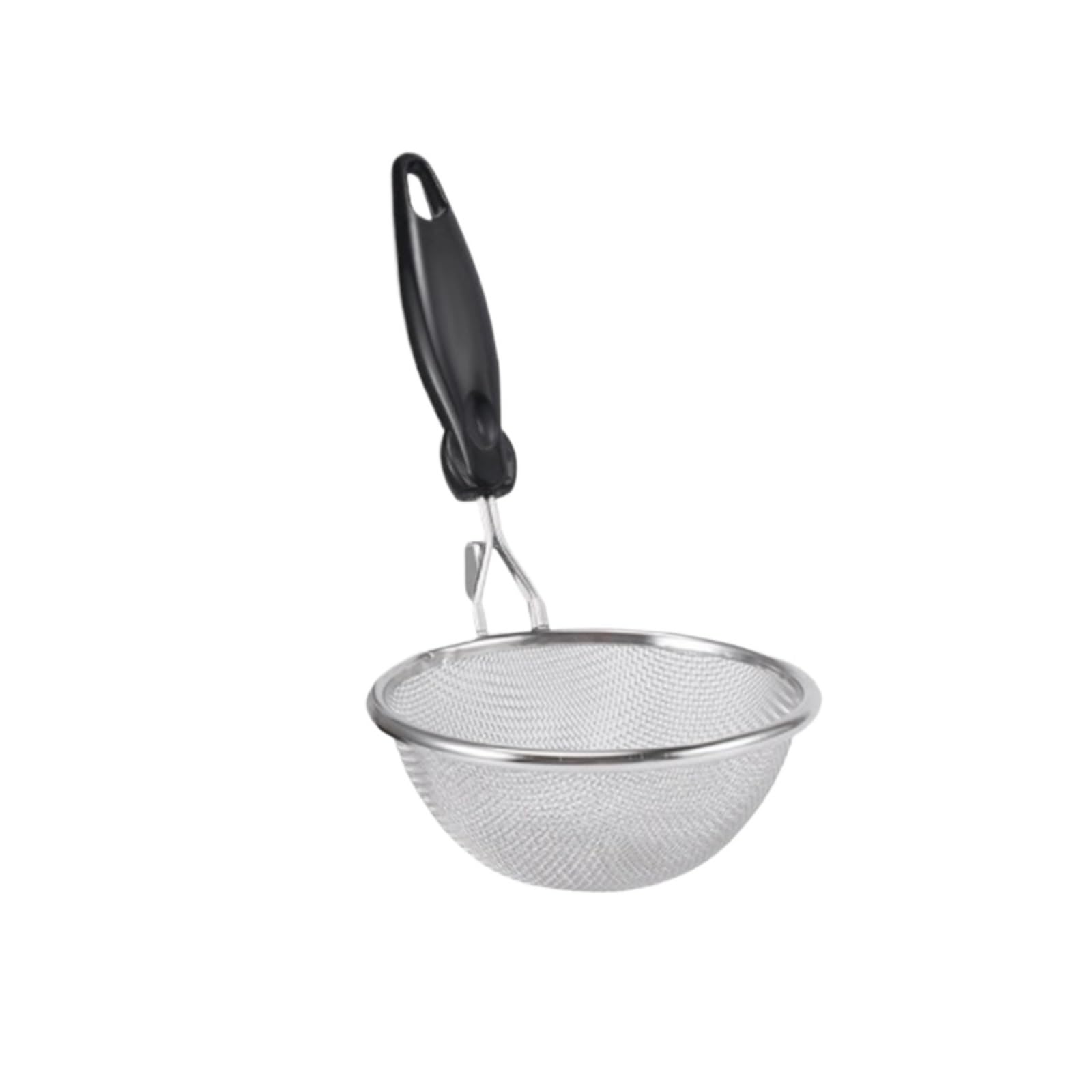 Schaumlöffel Küchensieb Edelstahl Zaun Küchenwerkzeuge Web Spinne Sieb Pasta Schlitzlöffel Zum Kochen Frittieren(13cm)