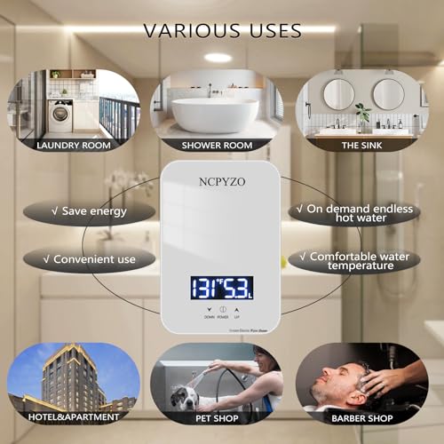 Instant-Electric-Water-Heater-240V-65kWTankless-Water-Heater-for-Kitchen-with-Self-Modulating-TechnologyTankless-On-Demand-Water-HeaterElectric-Hot-Water-Heater-For-SinkOverheating-Protection