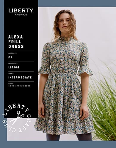 Liberty London Patrón de costura Alexa vestido con volantes