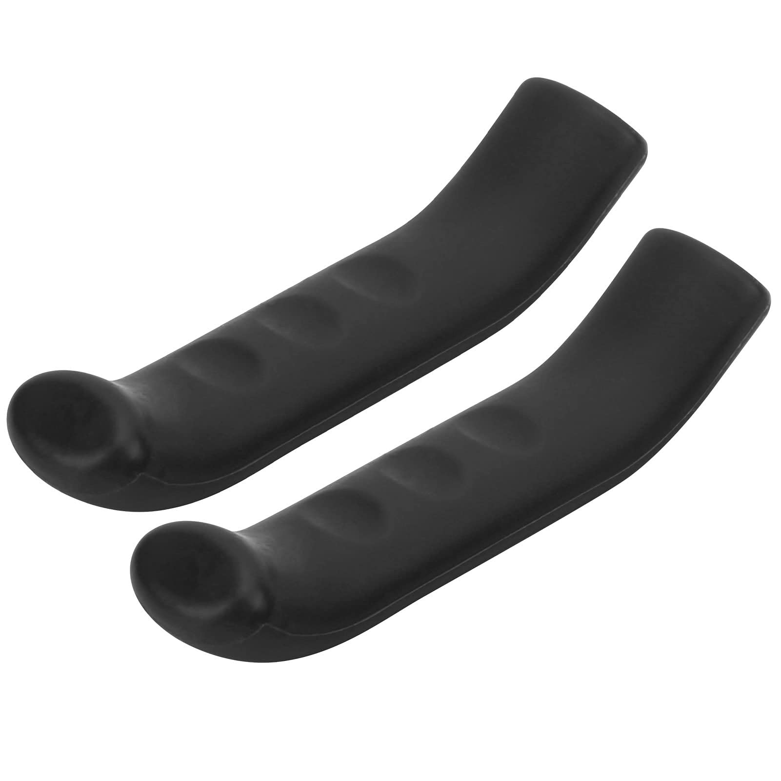 Keenso Bike Brake Lever Cover - Firm Fixation, Comfortable, High Wear Resistance Brake Grips, Silica Gel Material, Suitable for Various Bikes, Ergonomic Design (Black)