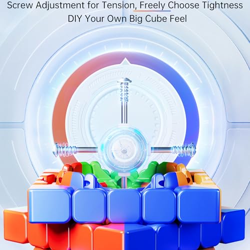 XMDCuber Moyu AOChuang V6 M Single-Track Magnetic Speed Cube 5x5 Stickerless,AoChuang WRM V6 Upgraded Version Magnetic Cube 5x5x5