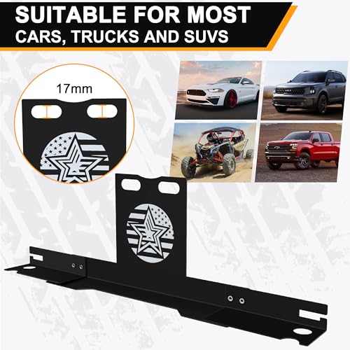 Image of Wheel Alignment Tool with Imperial Tape Measure, Upgraded Automotive Alignment kit Without Removing Calipers, Heavy-Duty Stainless Steel Toe Alignment Plates for Most Cars, Trucks and SUVs