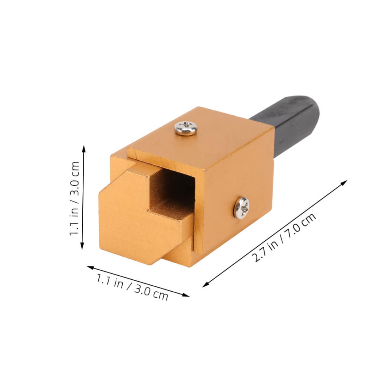 KONTONTY Corner Chisel Smooth Cutting High Hardness Mortising Chisel Square Cutting Edge Wood for Woodworking