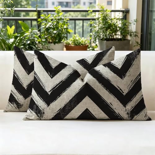 Housse coussin avec fermeture invisible et imprimé double face - 3
