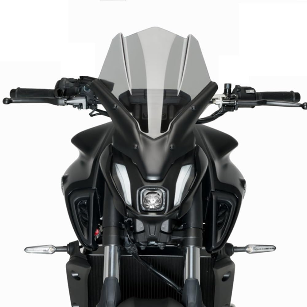 Parabrezza Moto Accessori per moto parabrezza da turismo visiera nera per MT-07 SP MT07 FZ07 FZ-07 2021 2022 doppia bolla