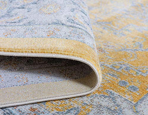 Tapete decorativo Unique Loom amarillo 165x245 cm miniatura 6