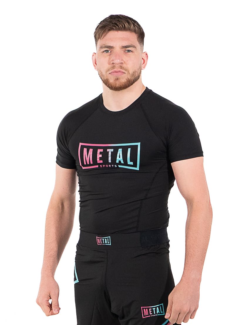 Metal Boxe Unisex Miami Vibe Rashguard Performance M