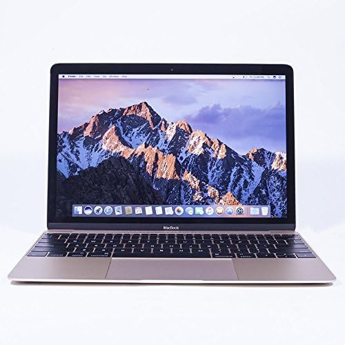 2022 Apple Macbook with 1.6GHz Core M (12-inch, 8GB RAM, 512GB) - Gold (Renewed)